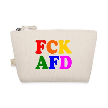 Fck afd - Bio-Täschchen - Natur - Vorne