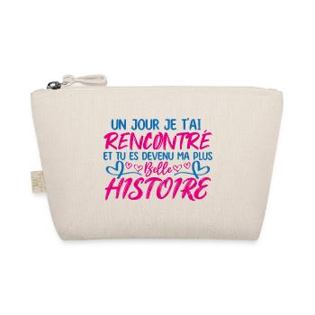 Amour Cadeau Copine et Copain en couple Valentin ! - Trousse biologique - nature - Devant