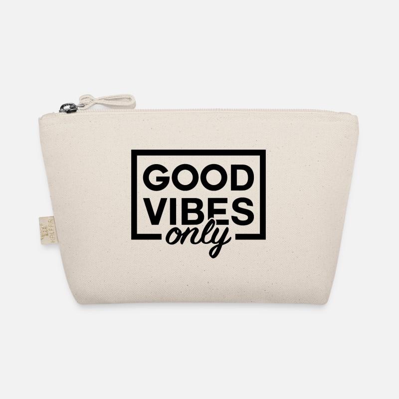 Good Vibes Only Happiness Statement Bio-Täschchen