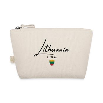 Lithuanian flag, Lithuanian pride - Organic Pouch - nature - Front