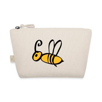 bee / honeybee 2c - Organic Pouch - nature - Front