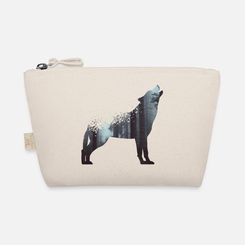 Wolf Wald - Organic Pouch - nature