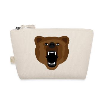 Bear / Bear / Медвед / aggressive - Organic Pouch - nature - Front