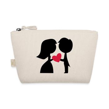 Lustige Geschenke zur Hochzeit - Bio-Täschchen - Natur - Vorne