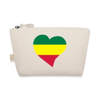 Coeur rasta - Trousse biologique - nature - Devant