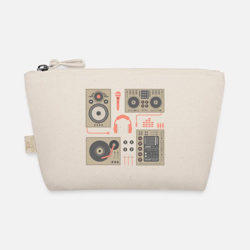 DJ Turntable set - Organic Pouch - nature