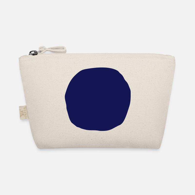 Circle shape hand drawn Organic Pouch