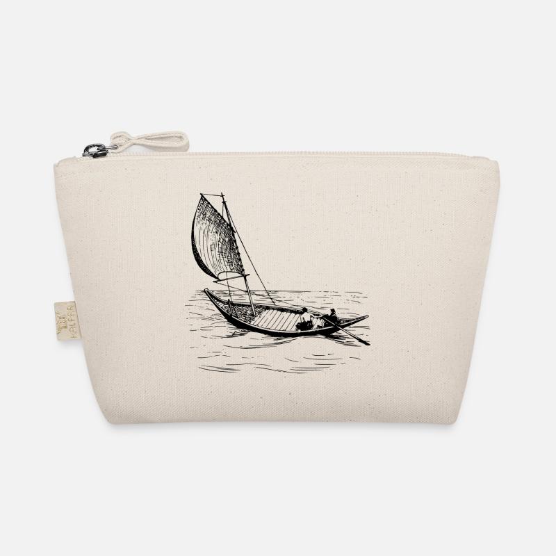 paddle boat sail boat rowboat sailboat23 Organic Pouch