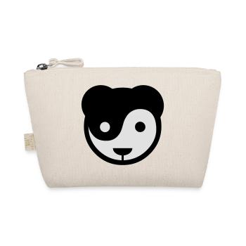 yin yang panda teddy - Trousse biologique - nature - Devant