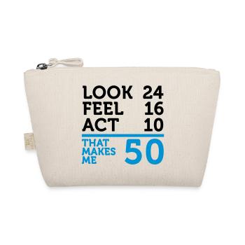 I am 50 years old, but .... - Organic Pouch - nature - Front