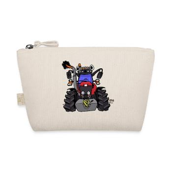 0152 tracteur rouge - Trousse biologique - nature - Devant