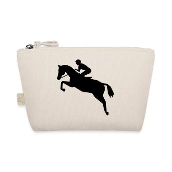 Jockey - Horse Racing - Organic Pouch - nature - Front