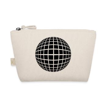 Ball Kugel Globus 3D Geschenk Geschenkidee - Bio-Täschchen - Natur - Vorne