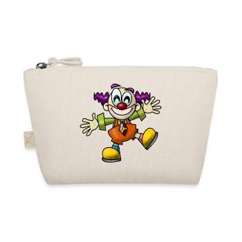 clown harlekin hofnarr kasper komiker narr witzbol - Bio-Täschchen - Natur - Vorne