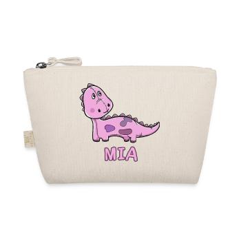enfant drôle dinosaure cadeau Mia anniversaire Ko - Trousse biologique - nature - Devant