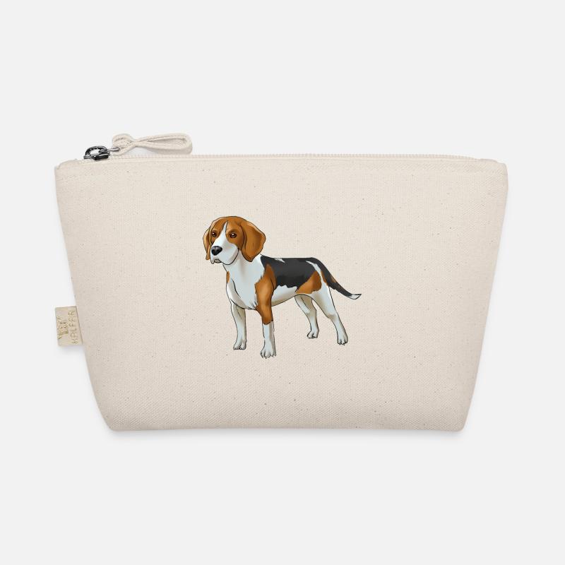 Beagle dog - Organic Pouch - nature