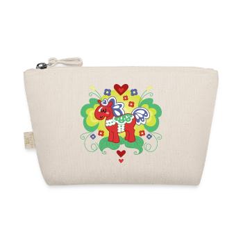 Red Dalahorses - Organic Pouch - nature - Front