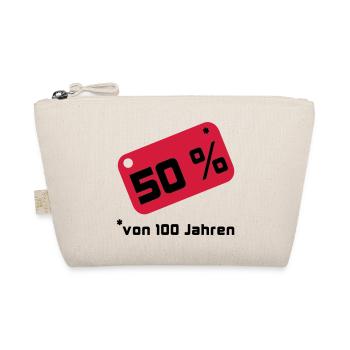 50% ... 100 years - Organic Pouch - nature - Front