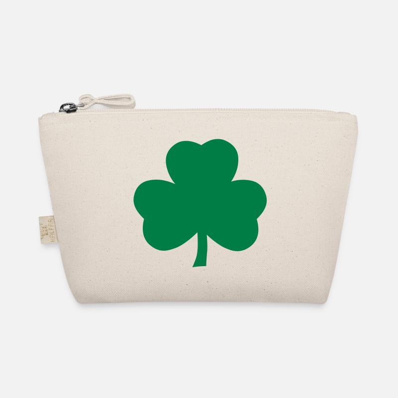 Kleeblatt - Bio-Täschchen - Natur