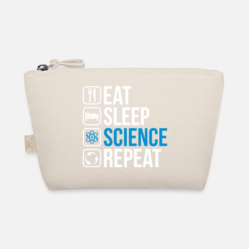 Eat Sleep Science Repeat Bio-Täschchen