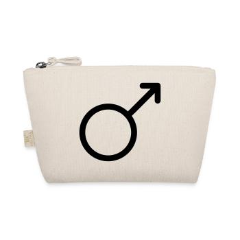 Symbole du sexe masculin - Trousse biologique - nature - Devant