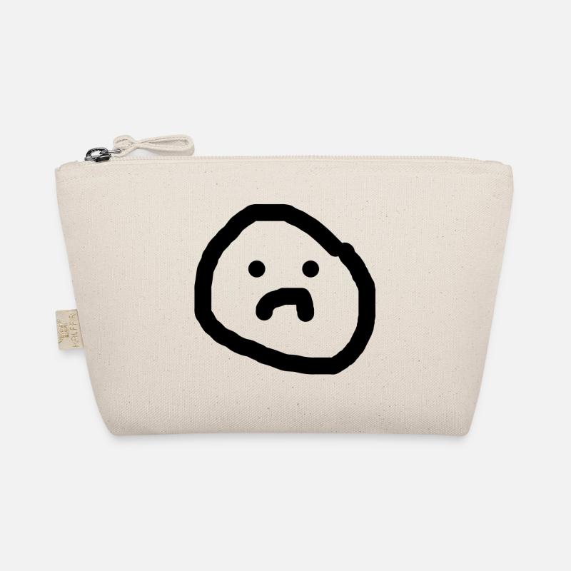 Sad face - Organic Pouch - nature