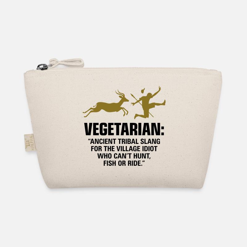 Vegetarians are weak people Organic Pouch