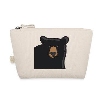Black Bear Grizzly Grizzly Bear Gift Idea - Organic Pouch - nature - Front