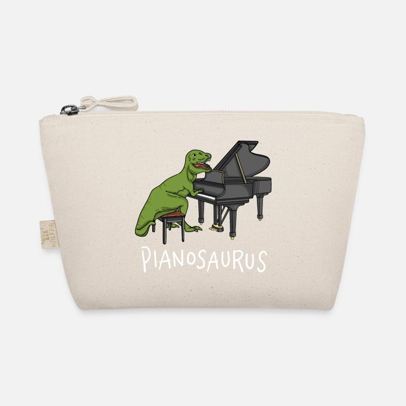 Pianosaurus Rex - Piano Playing Dinosaur Organic Pouch