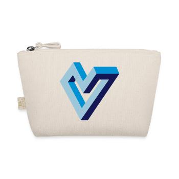 Unmoegliches Herz | Escher like - Organic Pouch - nature - Front