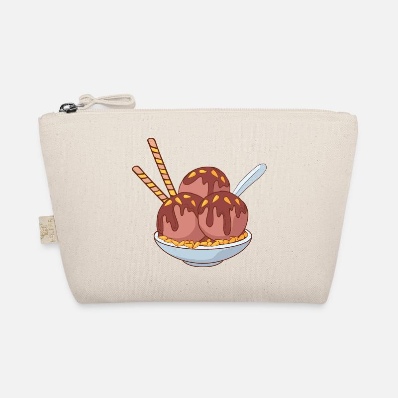 Eis Speiseeis Eiskrem Eiscreme Kugeleis Eisbecher Bio-Täschchen