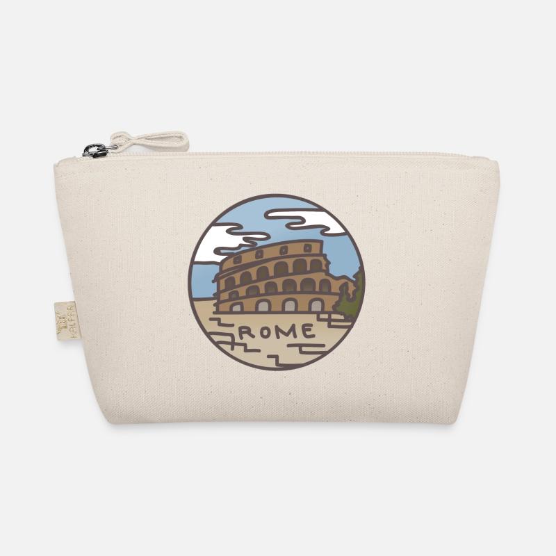 Rome (Italy) Illustration Organic Pouch