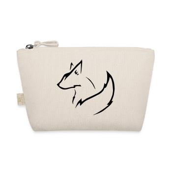 Minimalistischer Fuchs Tier Illustration - Bio-Täschchen - Natur - Vorne