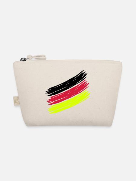 Rayures Allemand - bandes allemandes - Allemagne - - Trousse biologique - nature - Devant