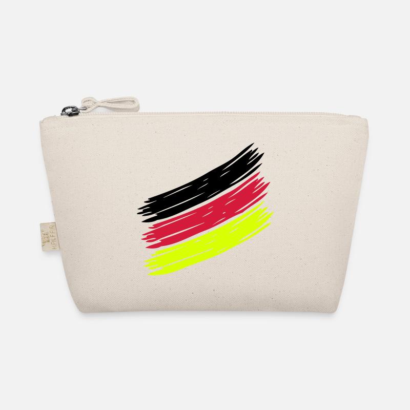 German Stripes - Deutsche Streifen - Germany - - Bio-Täschchen - Natur
