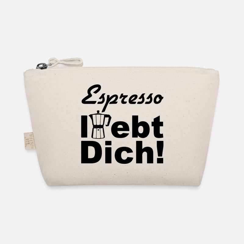 Espresso Kaffee Spruch lustig Geschenk Bio-Täschchen