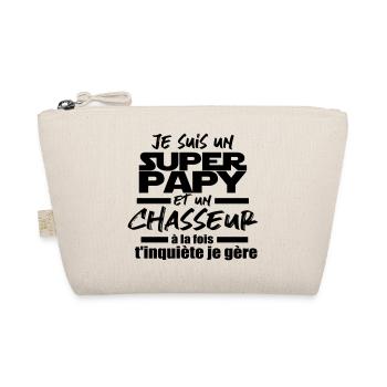 je suis un super papy et chasseur - Trousse biologique - nature - Devant