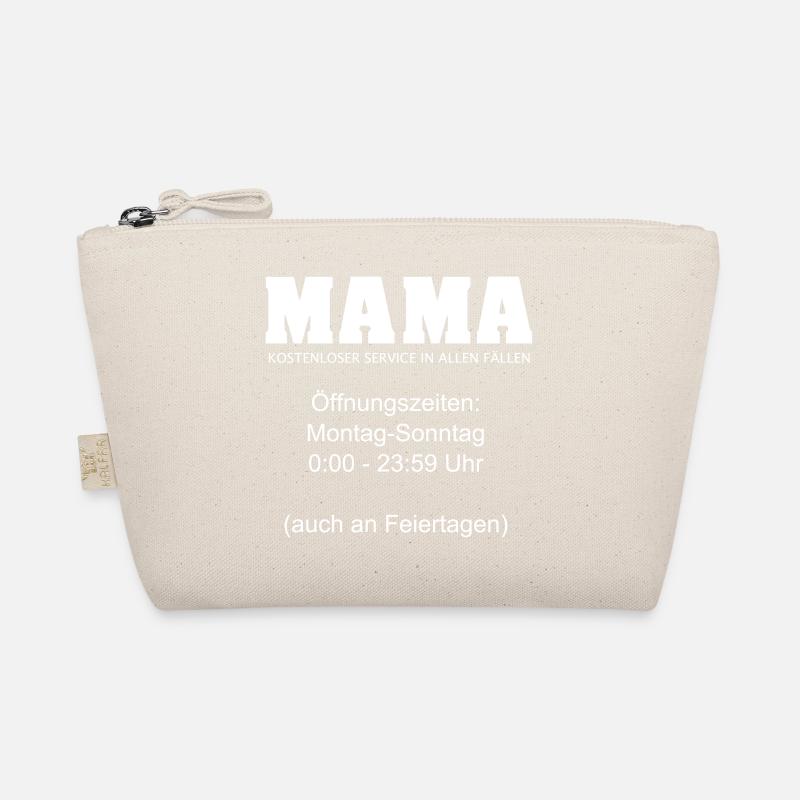 Mama Beruf 24/7 Service Tag und Nacht 1c - Bio-Täschchen - Natur