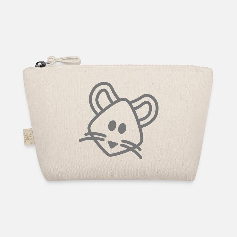 mouse Maus Mäuschen - Bio-Täschchen - Natur