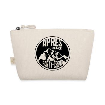 apres ski party crew snowboard jump xmas sticker - Organic Pouch - nature - Front