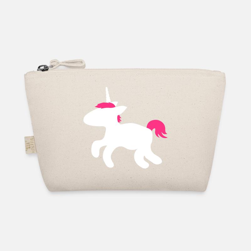 Niedliches Einhorn - Bio-Täschchen - Natur