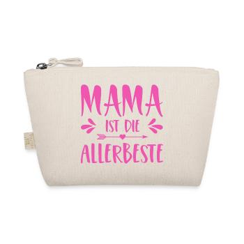 Mom is the very best - Organic Pouch - nature - Front