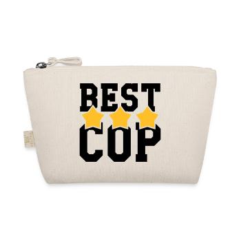 Best Cop - Police - Policeman - Gun - Security - Organic Pouch - nature - Front