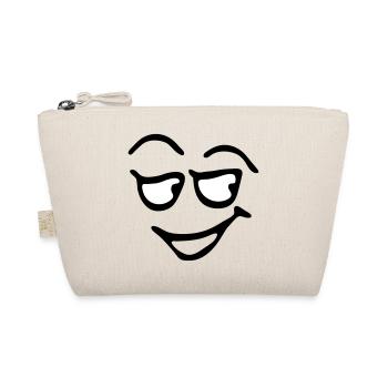 Funny Face, Cartoon Face, Trickfilm, - Bio-Täschchen - Natur - Vorne