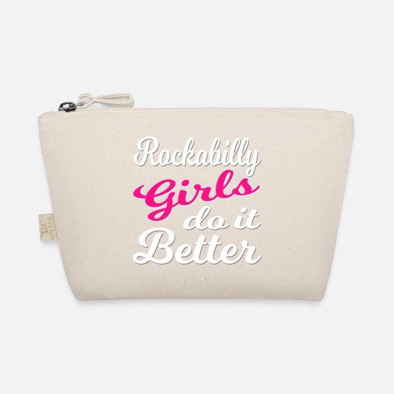 Rockabilly Vintage Mädchenpower Bio-Täschchen