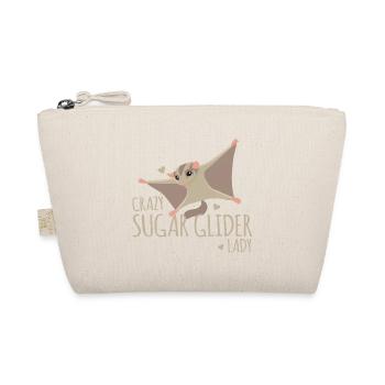 Crazy sugar glider lady! - Organic Pouch - nature - Front