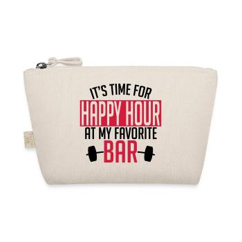 it's time for happy hour at my favorite bar A 2c - Bio-Täschchen - Natur - Vorne