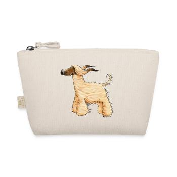 Drolliger Afghane - Afghanischer Windhund - Bio-Täschchen - Natur - Vorne