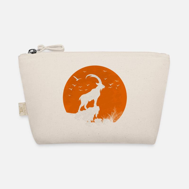 Mondroter Steinbock Bio-Täschchen