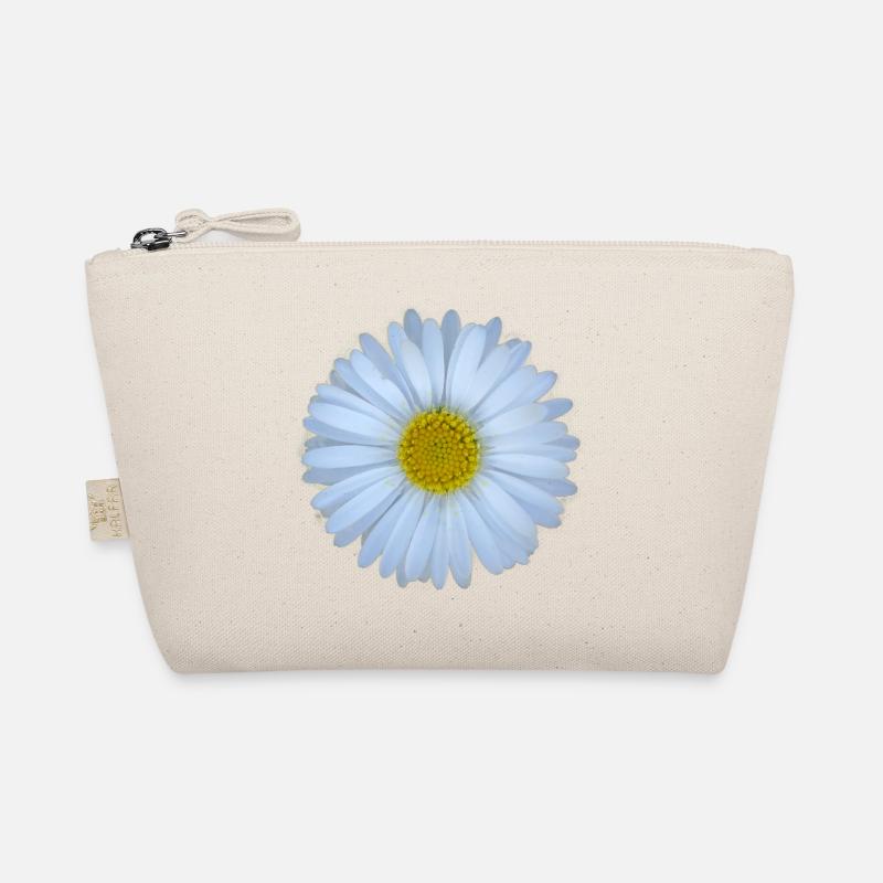 Gänseblümchen Blume Blüten Sommer Sonne Geschenk - Bio-Täschchen - Natur